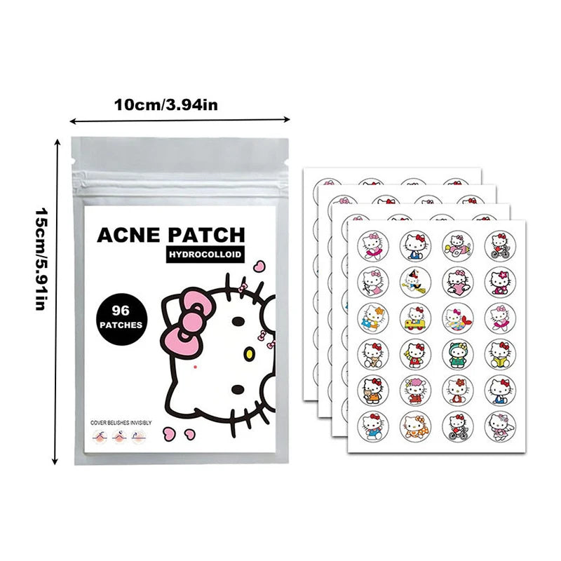 96Pc Hello Kitty Cat Acne Patch Facial Skin Care