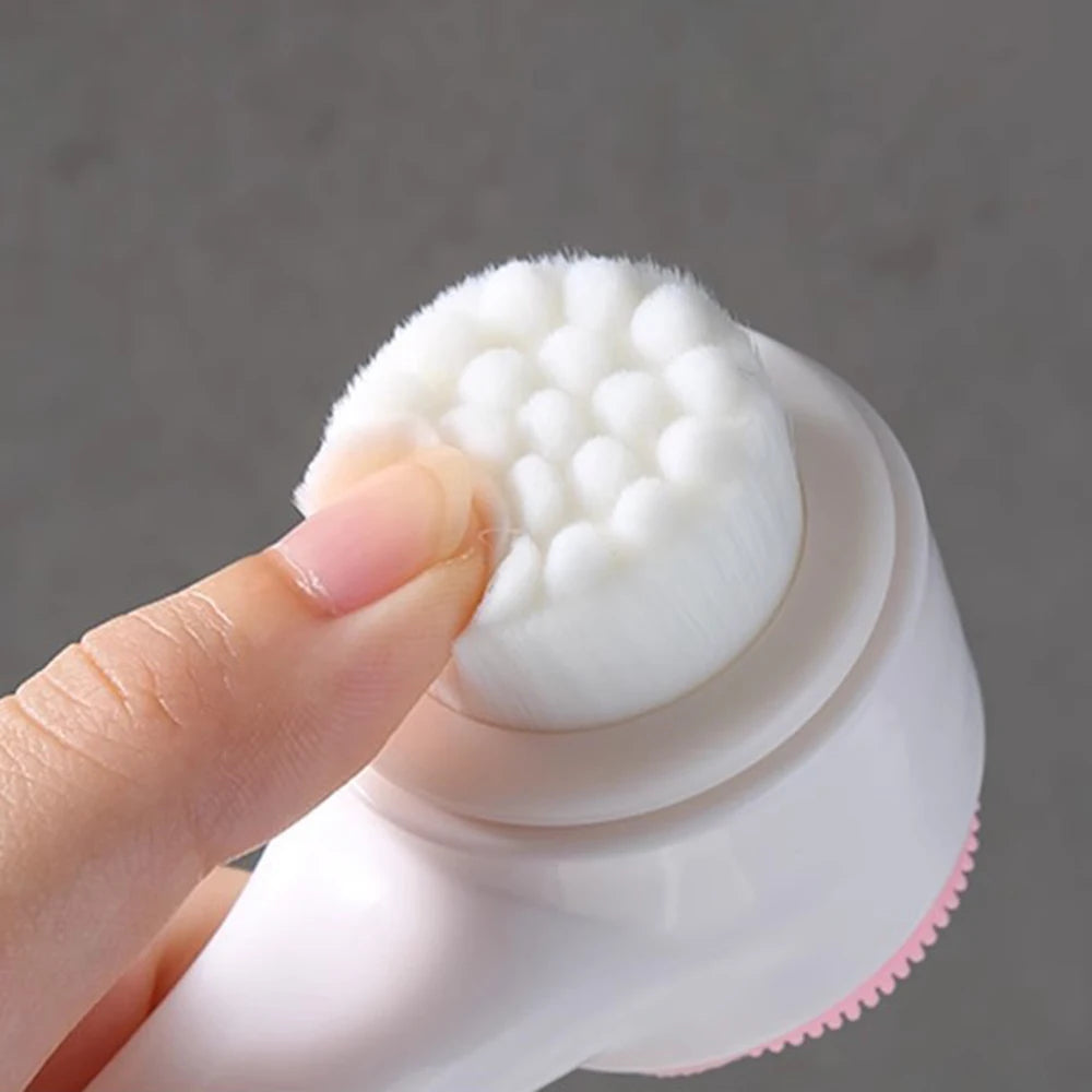 3D Double Side Face Washing Brush 