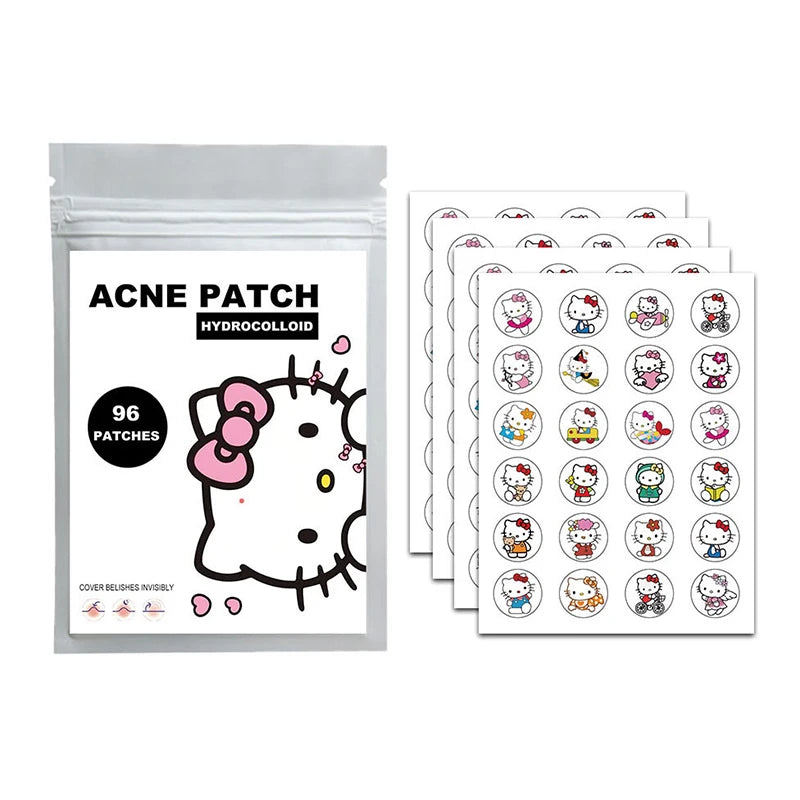 96Pc Hello Kitty Cat Acne Patch Facial Skin Care